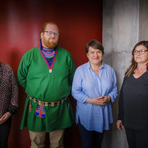 Future of LanguagesFrá vinstri: Ann-Sofie Nielsen Gremaud, Johan Sandberg McGuinne, Sofiya Zahova og Hedina Tahirović-Sijerčić.